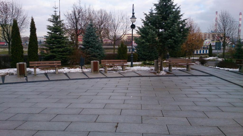 Concrete benches Białystok
