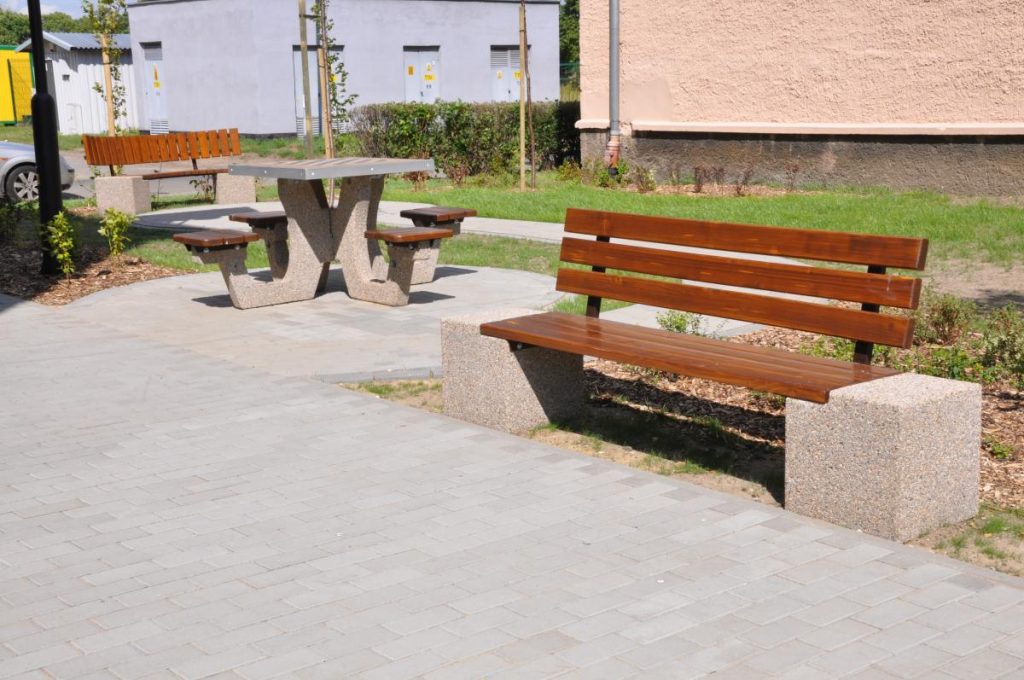 Concrete benches Dąbrowa Górnicza