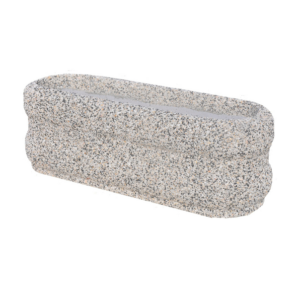 Donica betonowa owalna 120x40x40 kod: 261