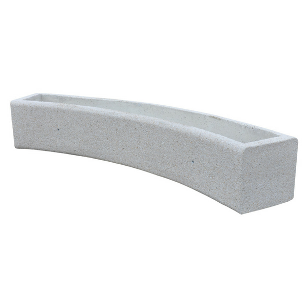 Donica betonowa łukowa 230x40x40 kod: 263