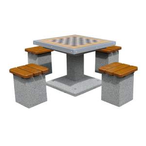 Betonowy stół do gry w szachy/chińczyka kod: 514