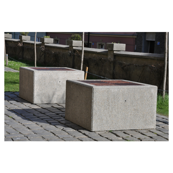 Ławka betonowa 100×100 wys. 60 kod: 427