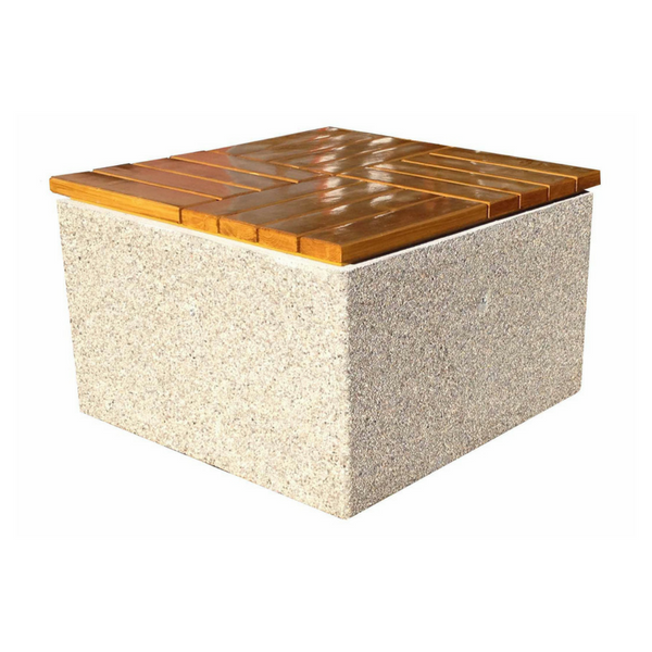 Ławka betonowa 100×100 wys. 66 kod: 431