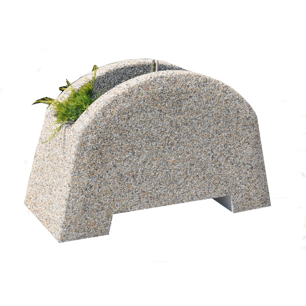 Donica betonowa łukowa 120×76 cm kod: 290