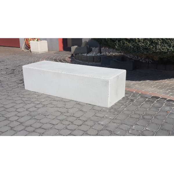 Ławka z betonu archit. 150×50 wys. 42 kod: 471