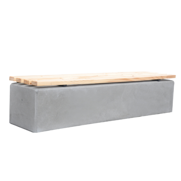 Ławka betonowa 150×50 wys. 50 kod: 481