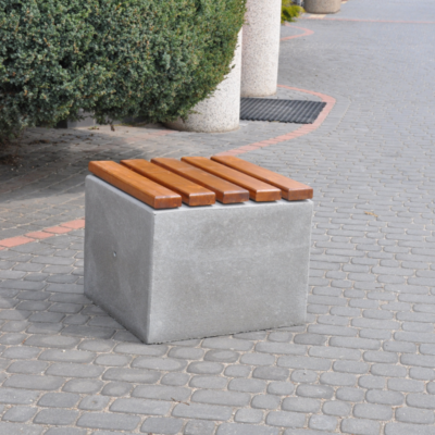 Ławka betonowa 60×60 wys. 50 kod: 483B