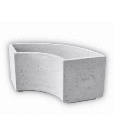 Donica łukowa z betonu archit. 120x40x40 kod: 2020